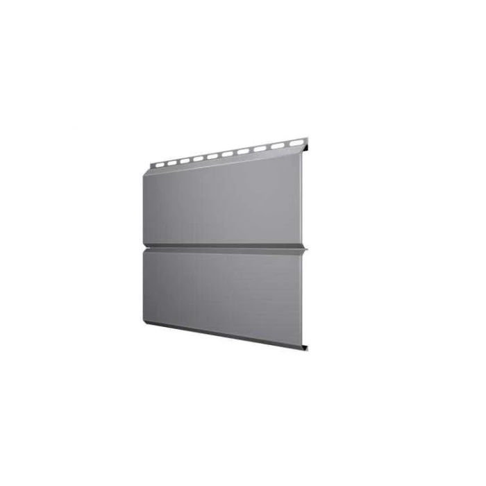 Металлический сайдинг Grand Line ЭкоБрус 0.5 мм Satin RAL 7004 сигнальный серый